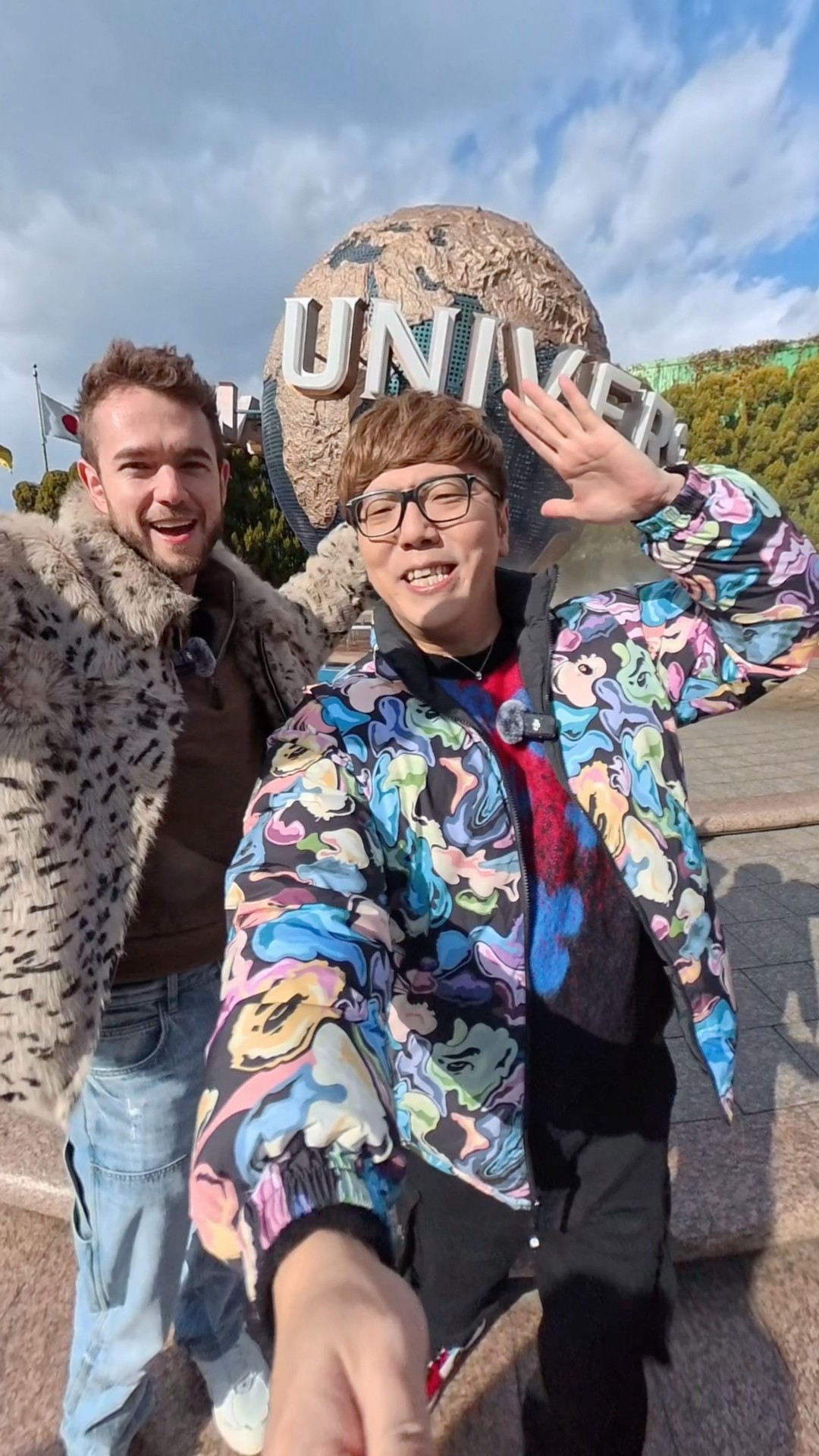 Hanging out with world-famous DJ Zedd at Universal Studios Japan