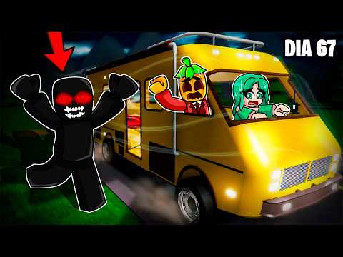 100 DAYS on A DANGEROUS JOURNEY in Roblox