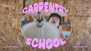 come with me to carpentry school + *surprise i got a tattoo* - day in the life of trades college