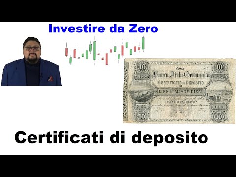 Video: Differenza Tra Certificato Di Deposito (CD) E Carta Commerciale