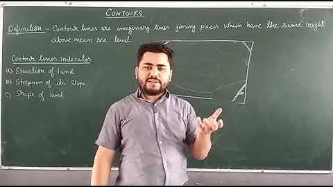 Introduction to contour lines,contour interval,vertical interval, horizontal equivalent,gradient