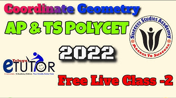AP POLYCET 2022 Live Class | Coordinate Geometry | Part -1