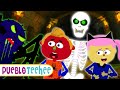 El túnel embrujado secreto: aventura de miedo con Len y Mini - Canciones infantiles | Pueblo Teehee