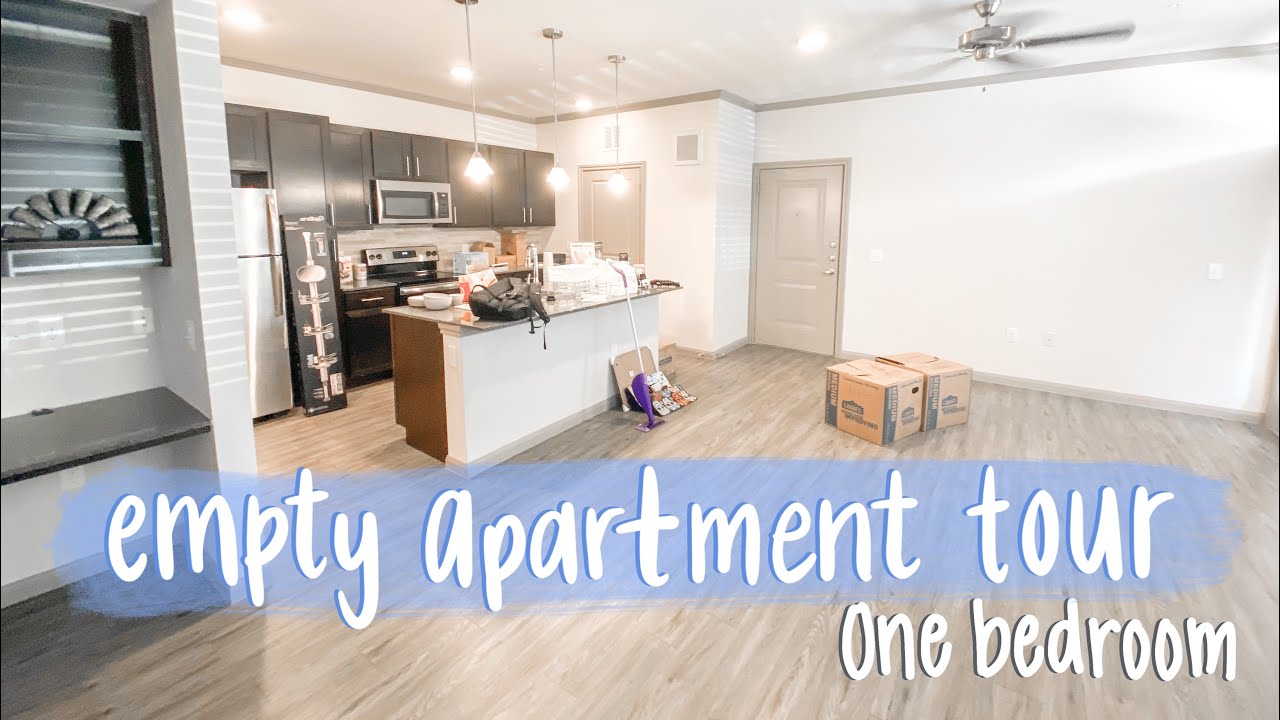 empty one bedroom apartment tour! - YouTube