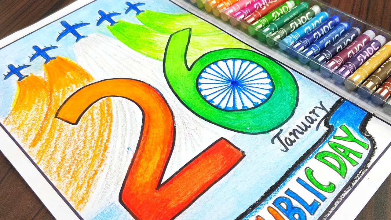 Aggregate 117+ republic day poster drawing latest