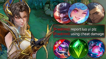 LUO YI BEST MAGE TO CARRY FOR SOLO RANKED!? | LUO YI BEST BUILD & EMBLEM | Mobile legends 