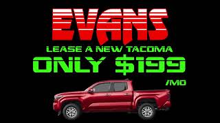 2025 Toyota Tacoma $199 Lease - Limited Time Offer