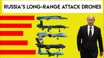top 5 of Russia’s long-range attack drones #drone #robotics #russiandrone
