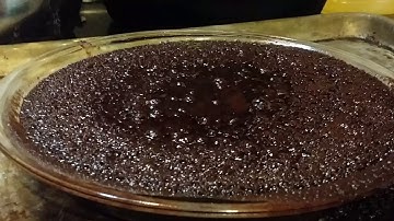HOMEMADE FUDGE PIE - mistake