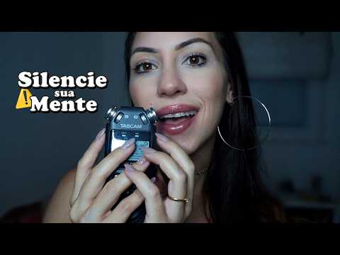 ASMR Limpeza Mental que faz Dormir Rápido (sussurros, sons de boca, tapping, hand movements)