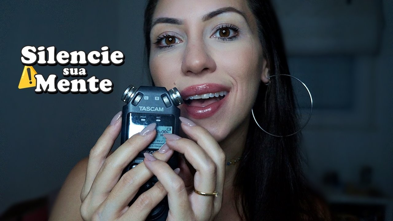 ASMR Limpeza Mental que faz Dormir Rápido (sussurros, sons de boca, tapping, hand movements)