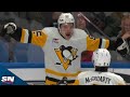 Penguins’ Hayes scores first career goal with blocker-side finish on Lyon
