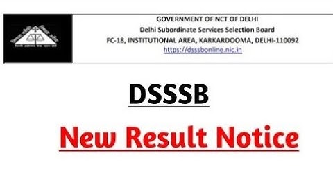 DSSSB ASSISTANT TEACHER (PRIMARY), POST CODE - 47/21 MCD FINAL RESULT || Link in Description ||