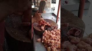 Fast chicken cutting style in Pakistan, how to butcher chicken into pieces