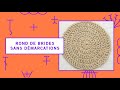 Rond de brides au crochet sans dmarcations