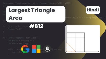 Largest Triangle Area | Leetcode 812 | Hindi Explaination | Leetcode | DSA | Code With Deepak