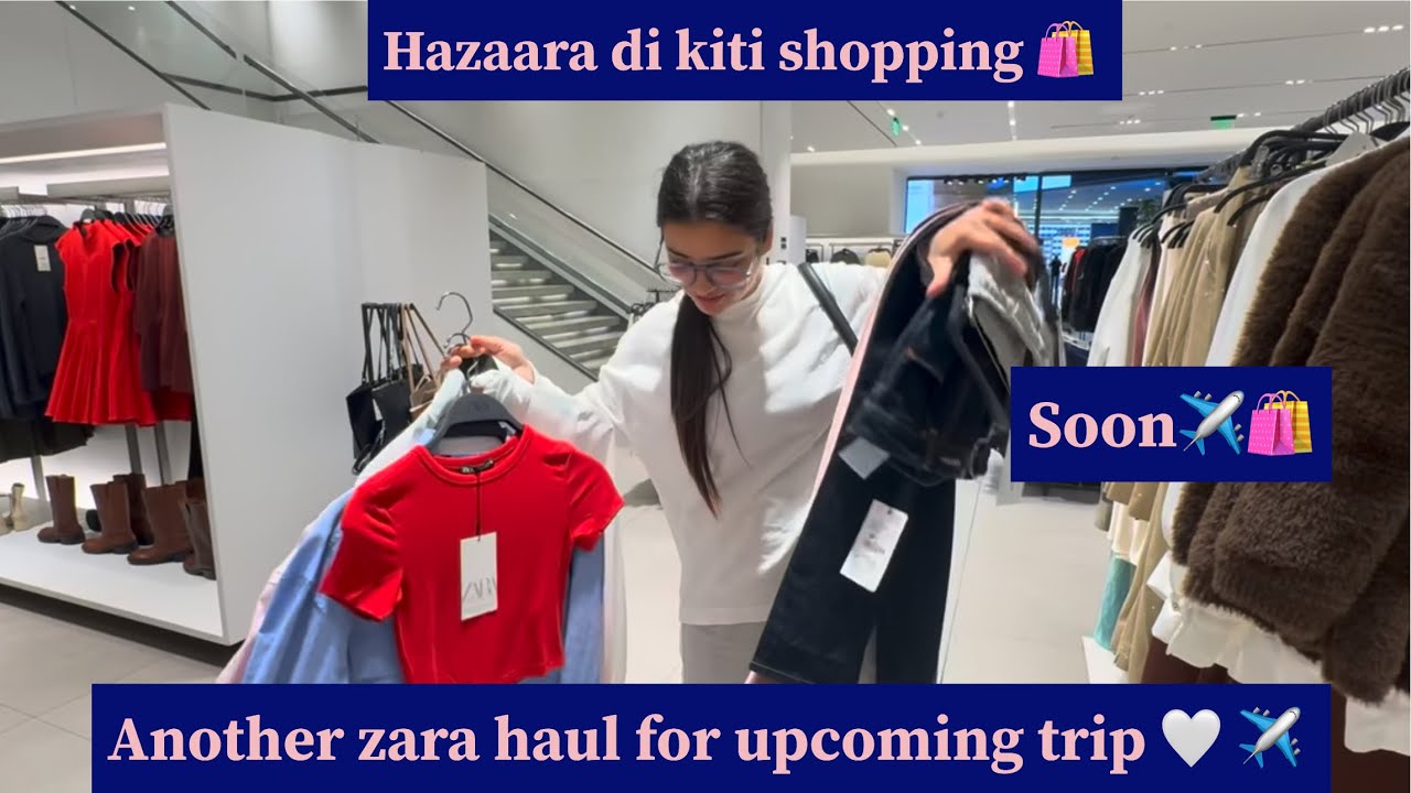 Another zara haul❤️🛍️|| Soon✈️🥹|| Meet my new friend ❤️|| ​⁠