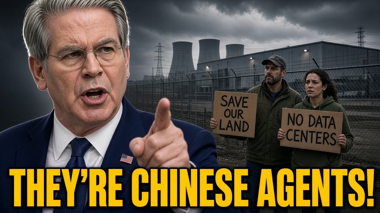Fight a Data Center? Trump’s Treasury Sec Says YOU’RE a Chinese Agent