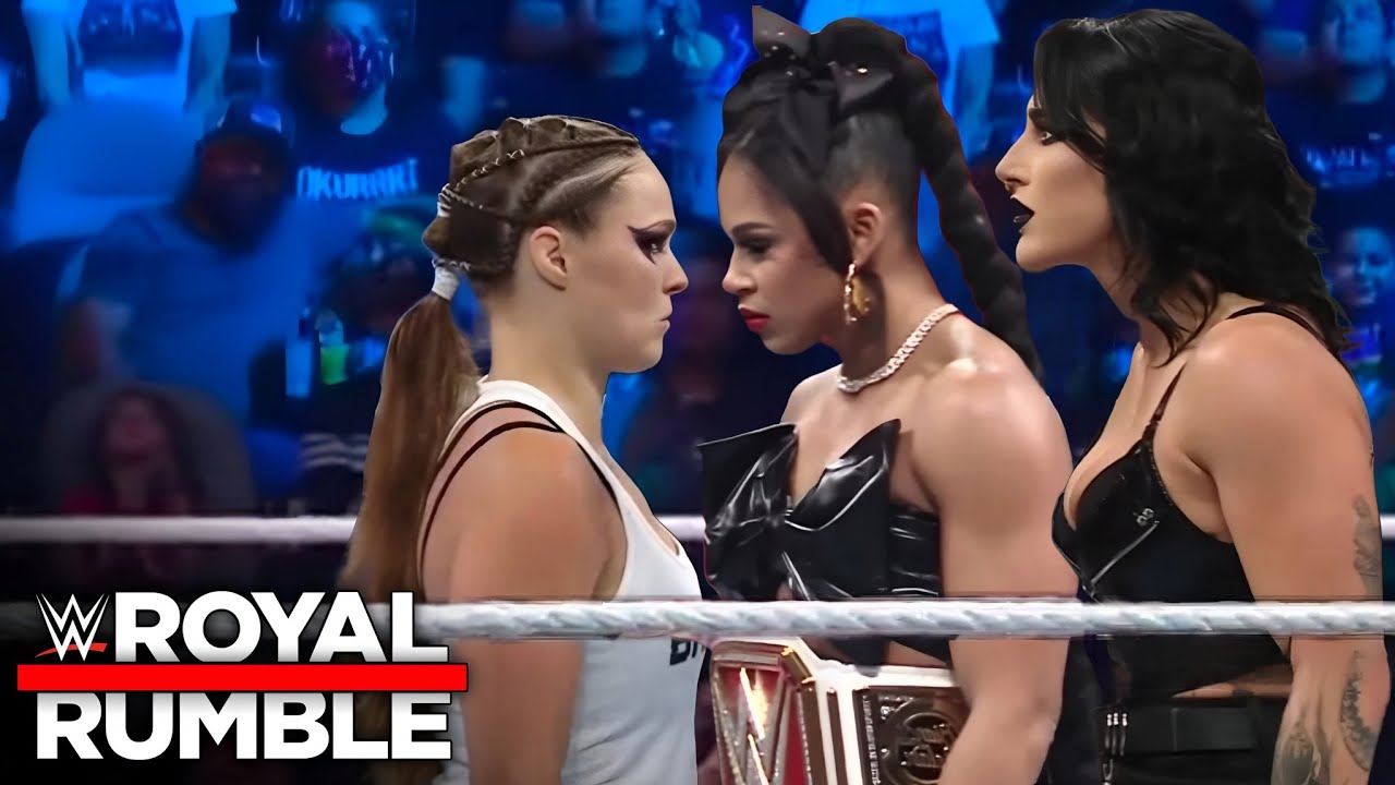 Rhea Ripley Ronda Rousey Ronda Rousey Vs. Bianca Belair & Rhea Ripley - Full match | WWE Jan 2 ...