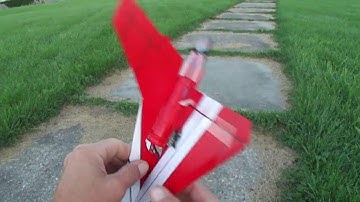 UMX micro F-16 turned into a micro J-10 with thrust vectoring.