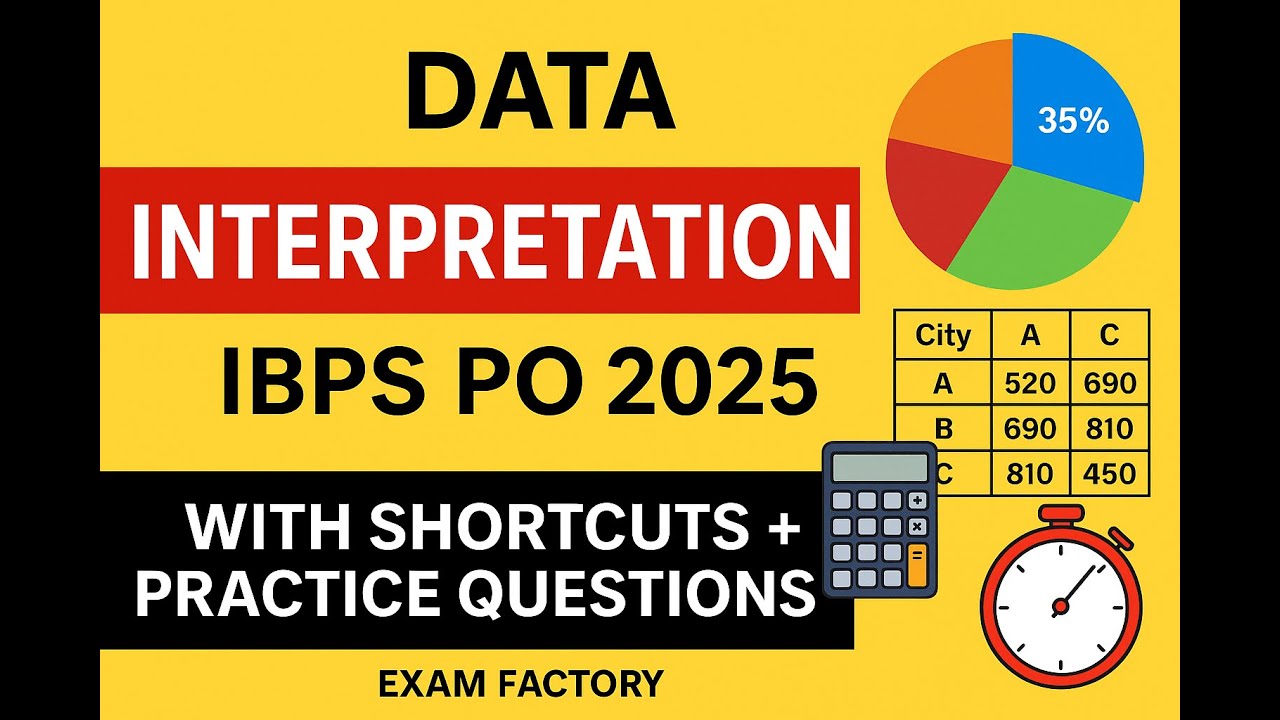 Data Interpretation for IBPS PO 2025 Prelims || Tabular DI - YouTube