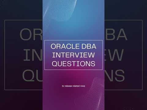 Video: Wat is TX-lock in Oracle?
