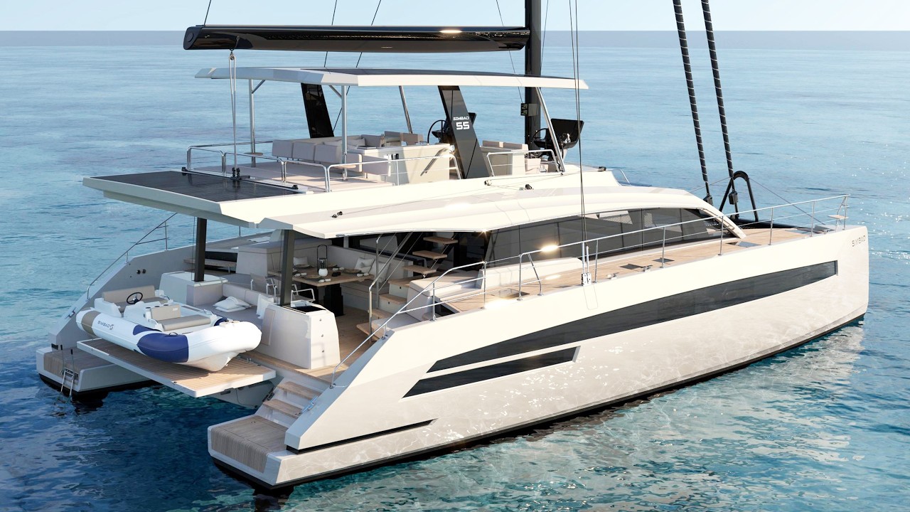 ⁣Simbad 55 Boat Tour - Inside the Luxury and Super Spacious €3 Million Catamaran