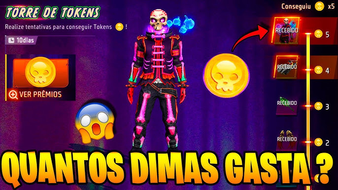 Novo Escolha Royale do Free Fire traz o emote Fantasma Flutuando