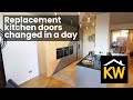 Changing your kitchen doors in a day  kitchen warehouse uk ltd