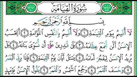 سورة القيامة  د.ايمن رشدي سويد