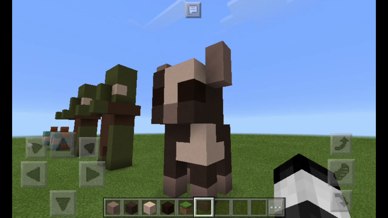 Minecraft - Como fazer uma pequena estátua de Vaca no minecraft (vaca normal e vaca cogumelo) - YouTube