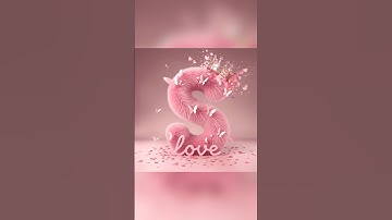 S name letter ❤️ WhatsApp status videos 🥀#shotrs #namerts #loveletter #ytshort #trend #Sname#video