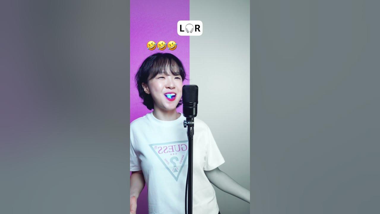 #part2 Singing 'Makeba' with a flashing mouthpiece❗️🤣🤣#Loop #LRSound