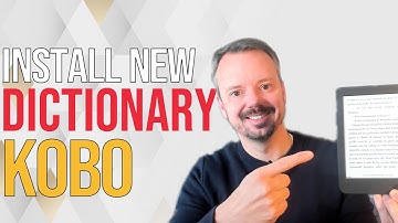 How do I add a new dictionary to my Kobo?