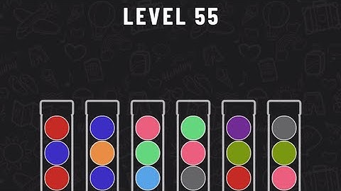Ball Sort Puzzle Level 55 #ballsortpuzzle #ballsortpuzzlegameplay #puzzlegame #mobilegames