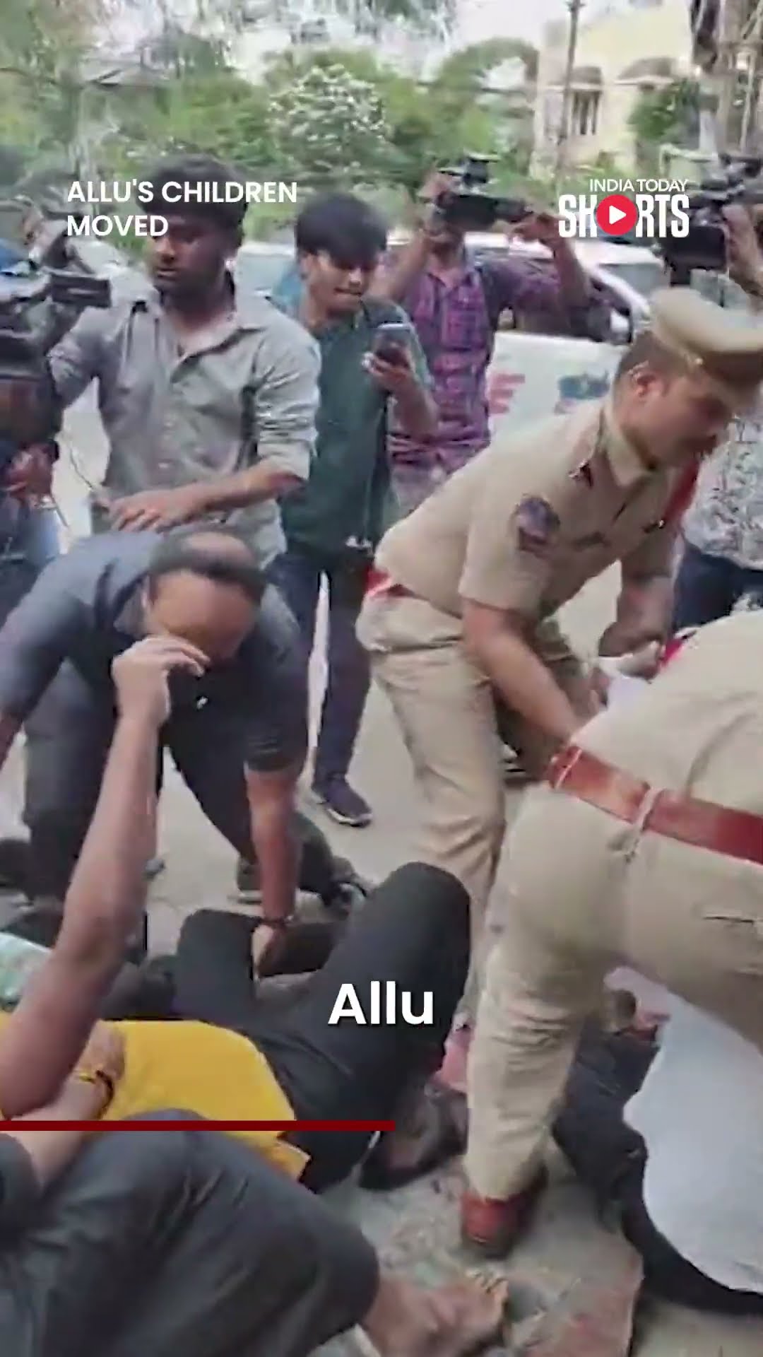 Children Moved to Safety Post Vandalism at Allu Arjun's Home
