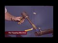 Hot tapping machine with drainage solutions inc