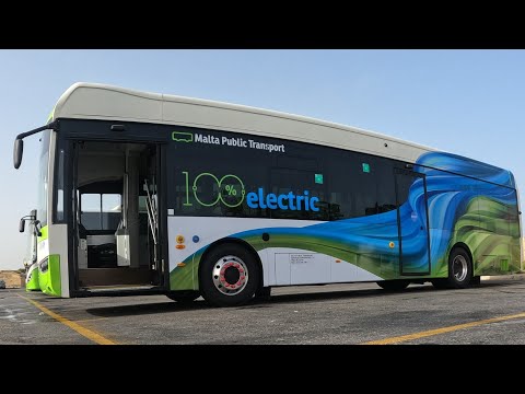 Two large electric buses join Malta's public transport fleet in €1 million investment??@maltakaran ?