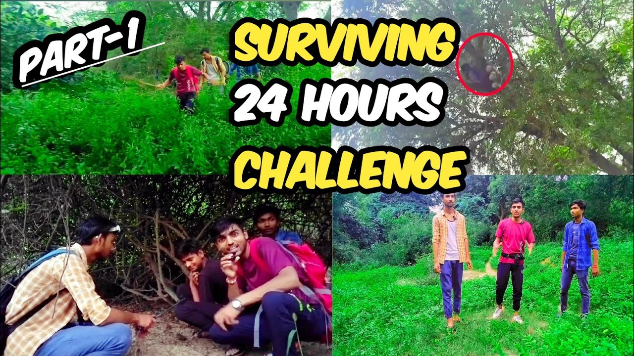 Surviving 24 Hours in the Most Dangerous Forest || Part-01 || खतरनाक ...