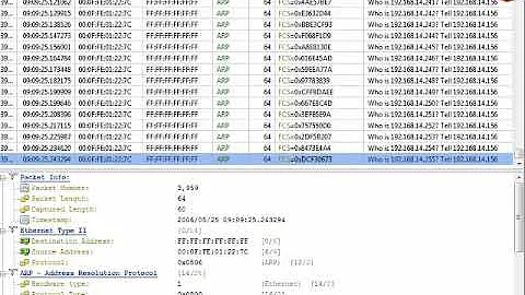 Colasoft Capsa-How to detect arp attacks