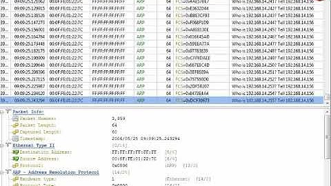 Colasoft Capsa-How to detect arp attacks