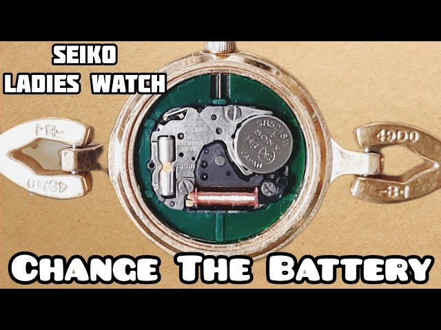 Change The Battery SEIKO Ladies Vintage Watch - YouTube display picture 2
