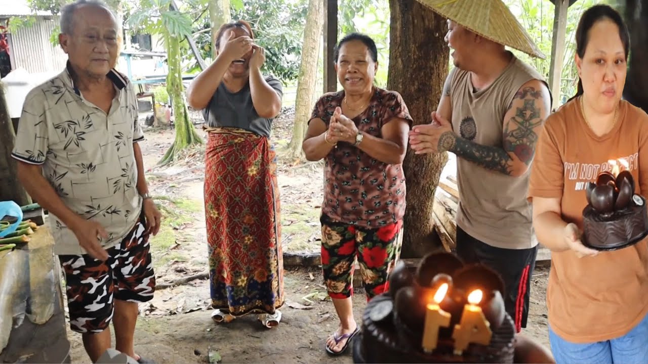MENTUA MARAH MENANTU SAMPAI NANGIS !!! SUPRISE BIRTHDAY MUKI KE-41th // PAIS KETAM & BABI BAKAR…//