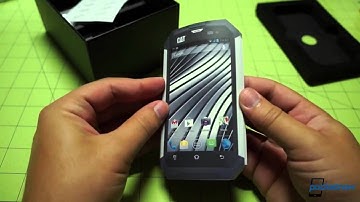 CAT B15 rugged Android smartphone unboxing