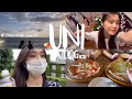 ENG)日本の大学生のリアルな学校生活(撮影,スキンケア,チーズトマト麺, 現実逃避しに逗子旅行行った^^)