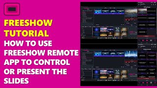 FREESHOW TUTORIAL: HOW TO USE FREESHOW REMOTE APP TO CONTROL AND PRESENT THE SLIDES INSTEAD OF PC screenshot 2