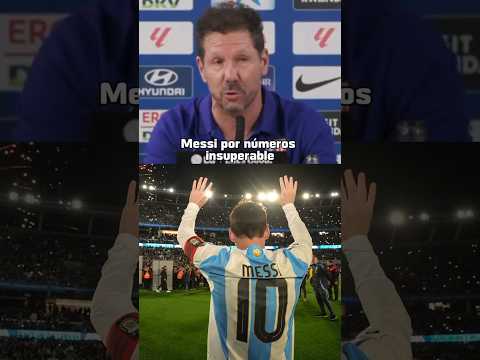 Simeone sobre Messi: “Nos enseñó a luchar y no rendirnos” 🇦🇷