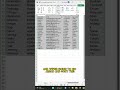 How to Re-Arrange Columns Instantly in Excel #shorts