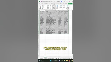 How to Re-Arrange Columns Instantly in Excel #shorts