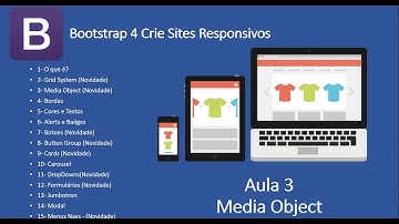 Curso de Bootstrap 4 Site responsivo - Aula 3 de 15 Media Object